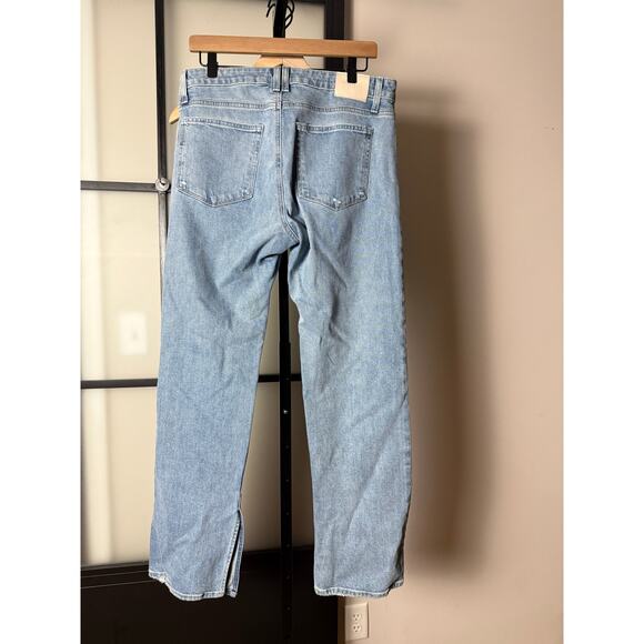 Paige Celeste Wide Leg Jeans in Wrenley Distressed Size 30 - Picture 3 of 6